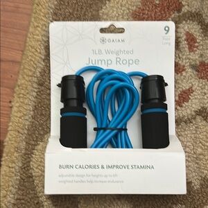 Gaiam Blue and Black Jump Rope